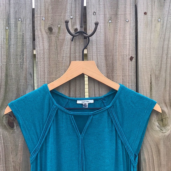 Sophia Max Teal Tunic- Size XS - Picture 2 of 4